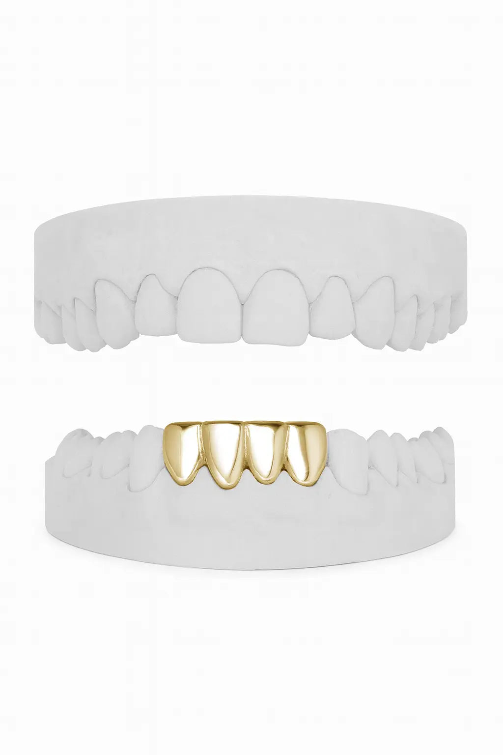Custom Lower 4 Set Grillz UK in Gold (9ct–18ct)