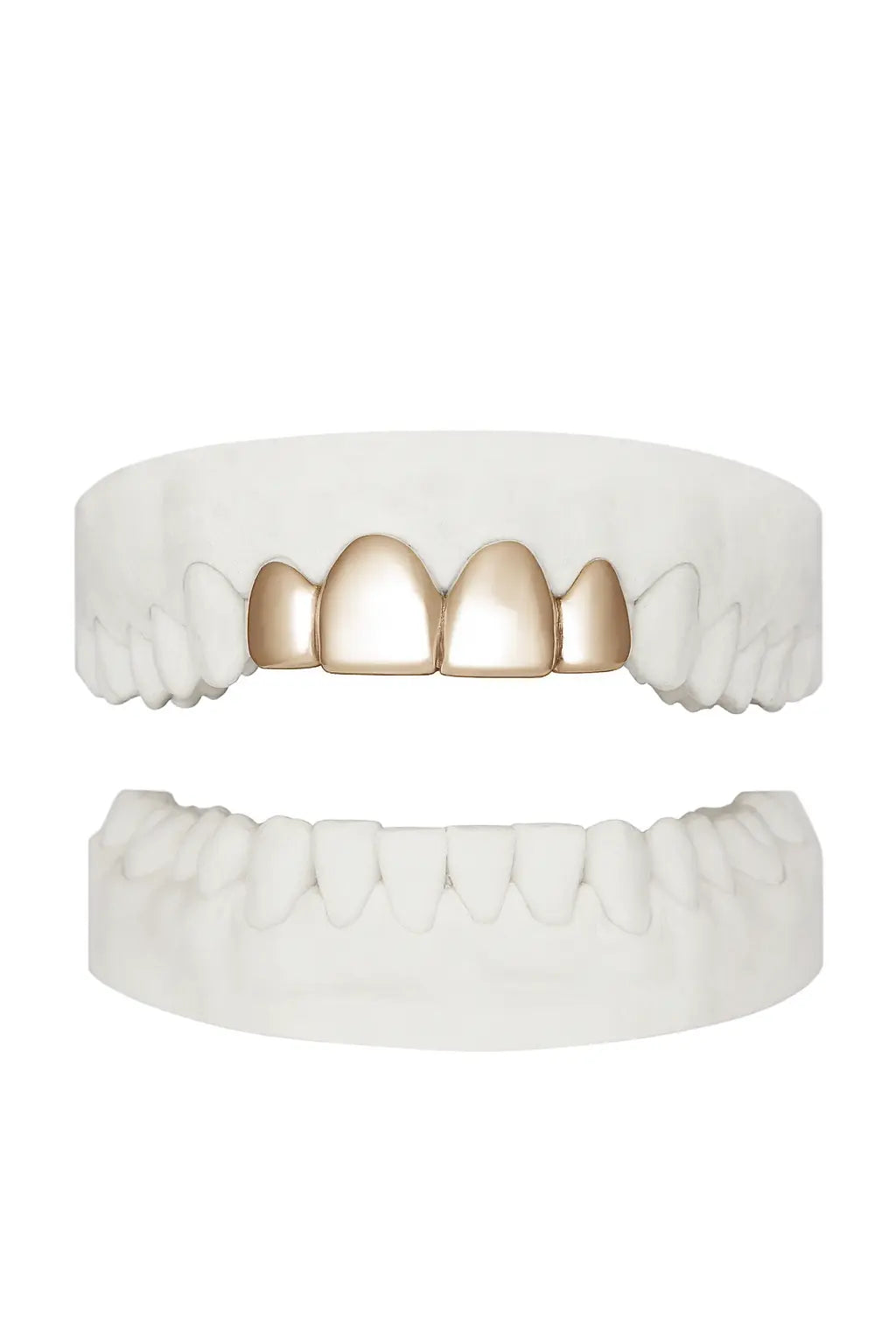 Custom Top 4 Set Grillz UK in Rose Gold (9ct–18ct)