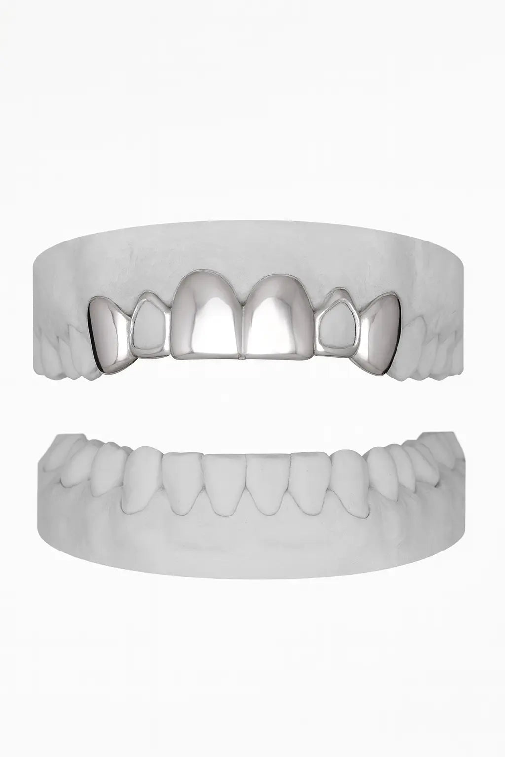 Custom 6 Set Window Laterals Grillz UK in Silver (9ct–18ct)