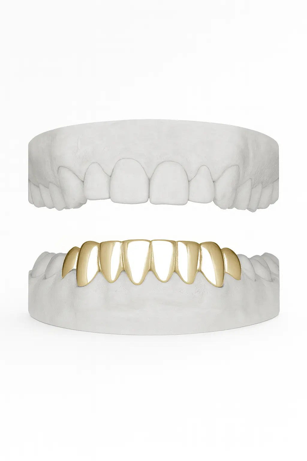 Custom Bottom 8 Set Grillz UK in Gold (9ct–18ct)
