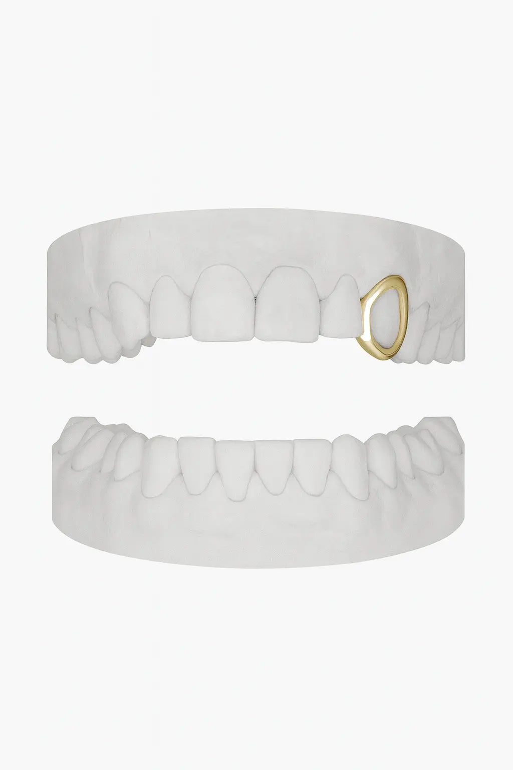 Custom Canine Window Grillz UK | Open-Face Fang Grillz in Gold, Silver & Rose Gold (9ct–18ct) Grillz UK in Gold (9ct–18ct)