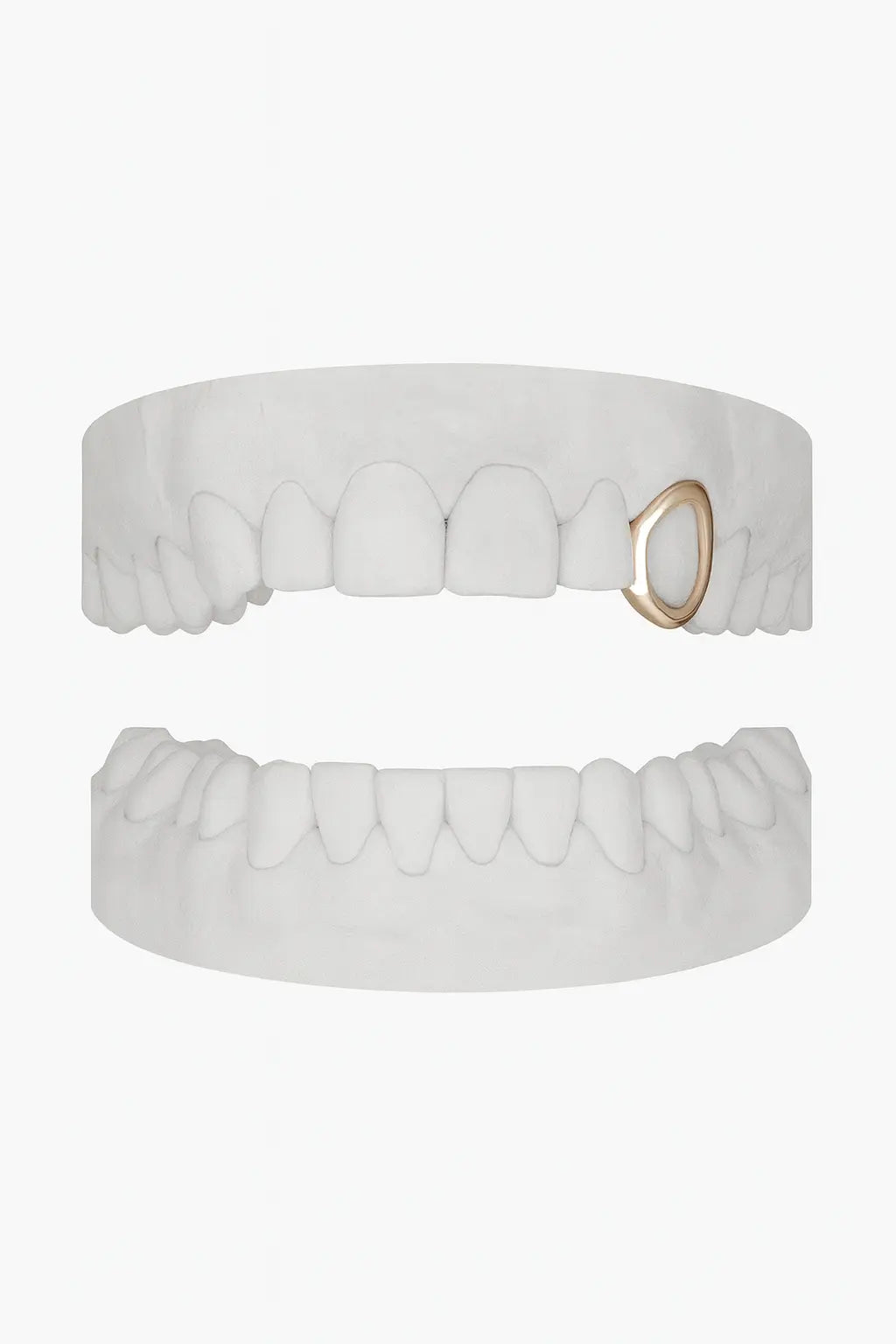 Custom Canine Window Grillz UK | Open-Face Fang Grillz in Gold, Silver & Rose Gold (9ct–18ct) Grillz UK in Rose Gold (9ct–18ct)