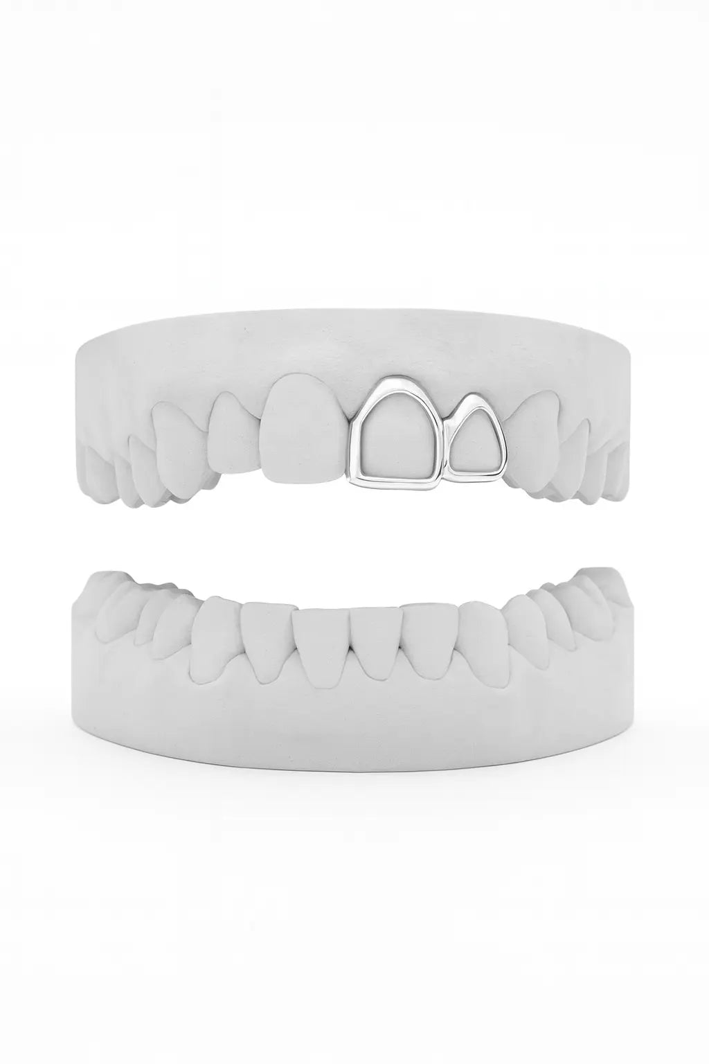 Custom Window Front & Window Lateral Grillz UK in Silver (9ct–18ct)