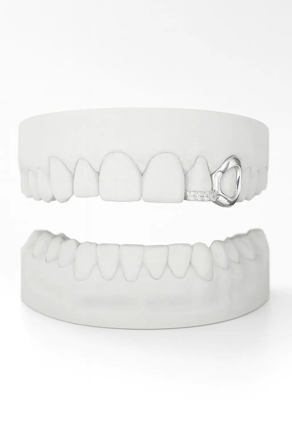 Custom Window Canine & VVS Diamond Bar Grillz Diamond Grillz UK in Gold & Silver (9ct–18ct)