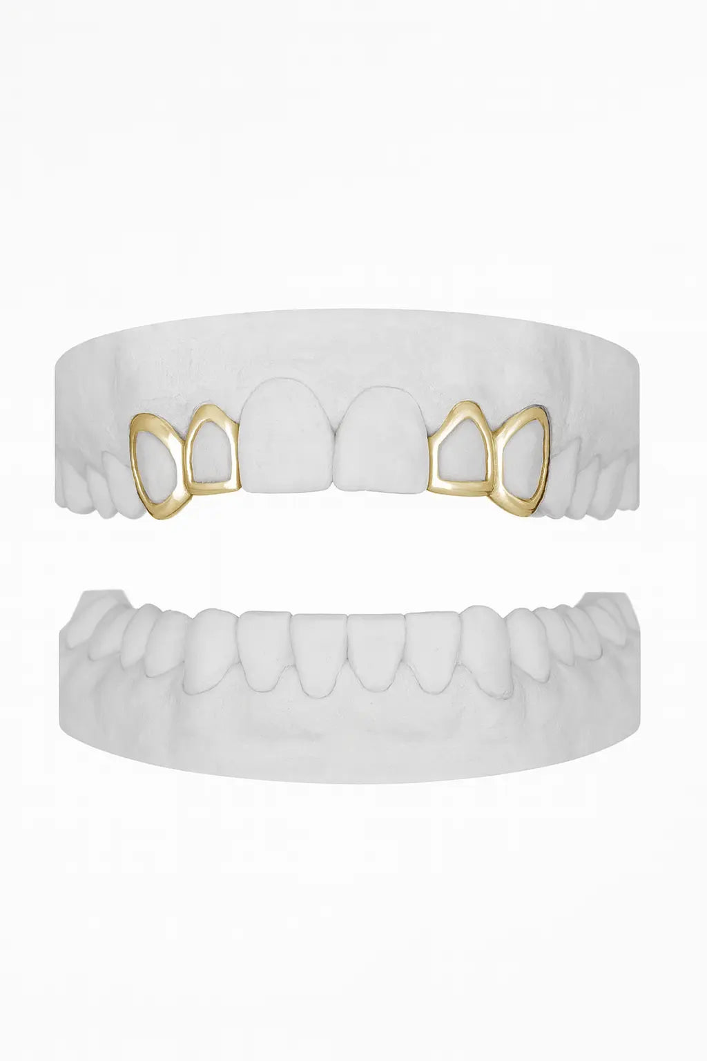 Custom 2 X Window Canine & Window Lateral Grillz UK in Gold (9ct–18ct)