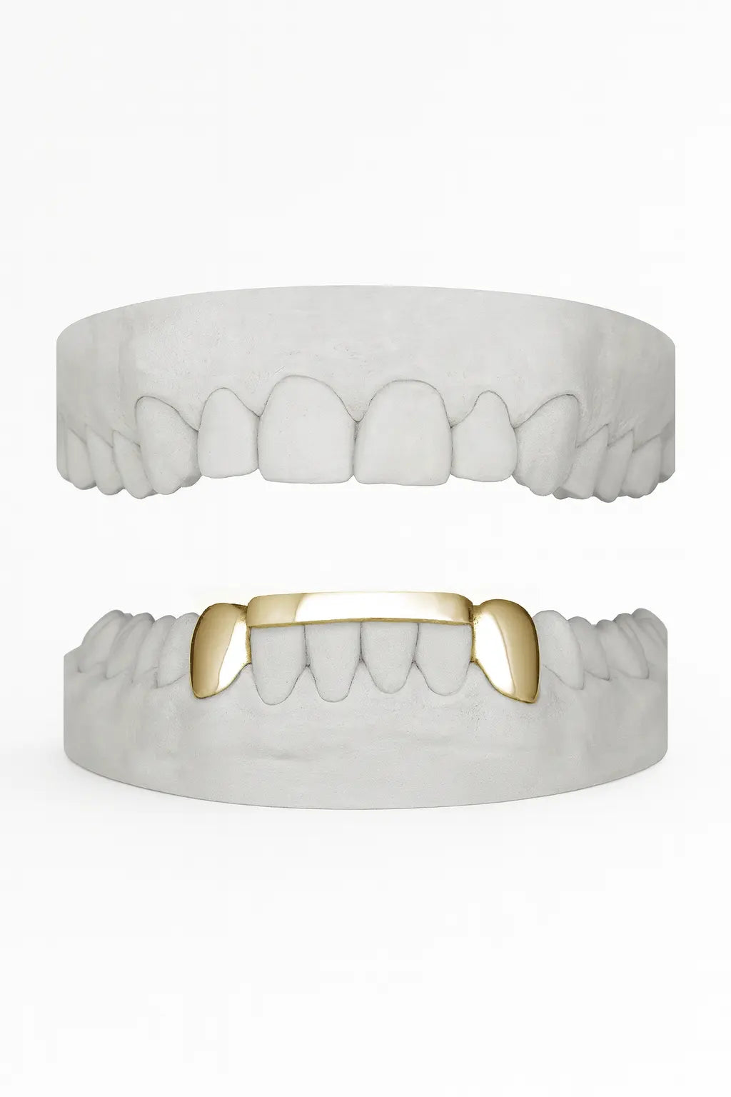 Custom 2 X Canines with Bar Grillz UK in Gold (9ct–18ct)