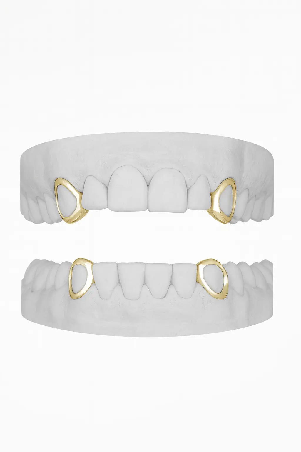 Custom 4 X Window Canines Grillz UK in Gold (9ct–18ct)