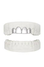 Custom Top 4 Set Grillz UK in Silver (9ct–18ct)