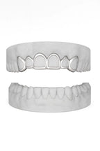 Custom 6 Set Windows Grillz UK in Silver (9ct–18ct)