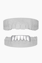Custom Bottom 6 Grillz UK in Silver (9ct–18ct)