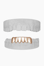 Custom Bottom 6 Grillz UK in Rose Gold (9ct–18ct)