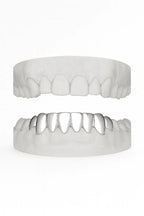 Custom Bottom 8 Set Grillz UK in Silver (9ct–18ct)