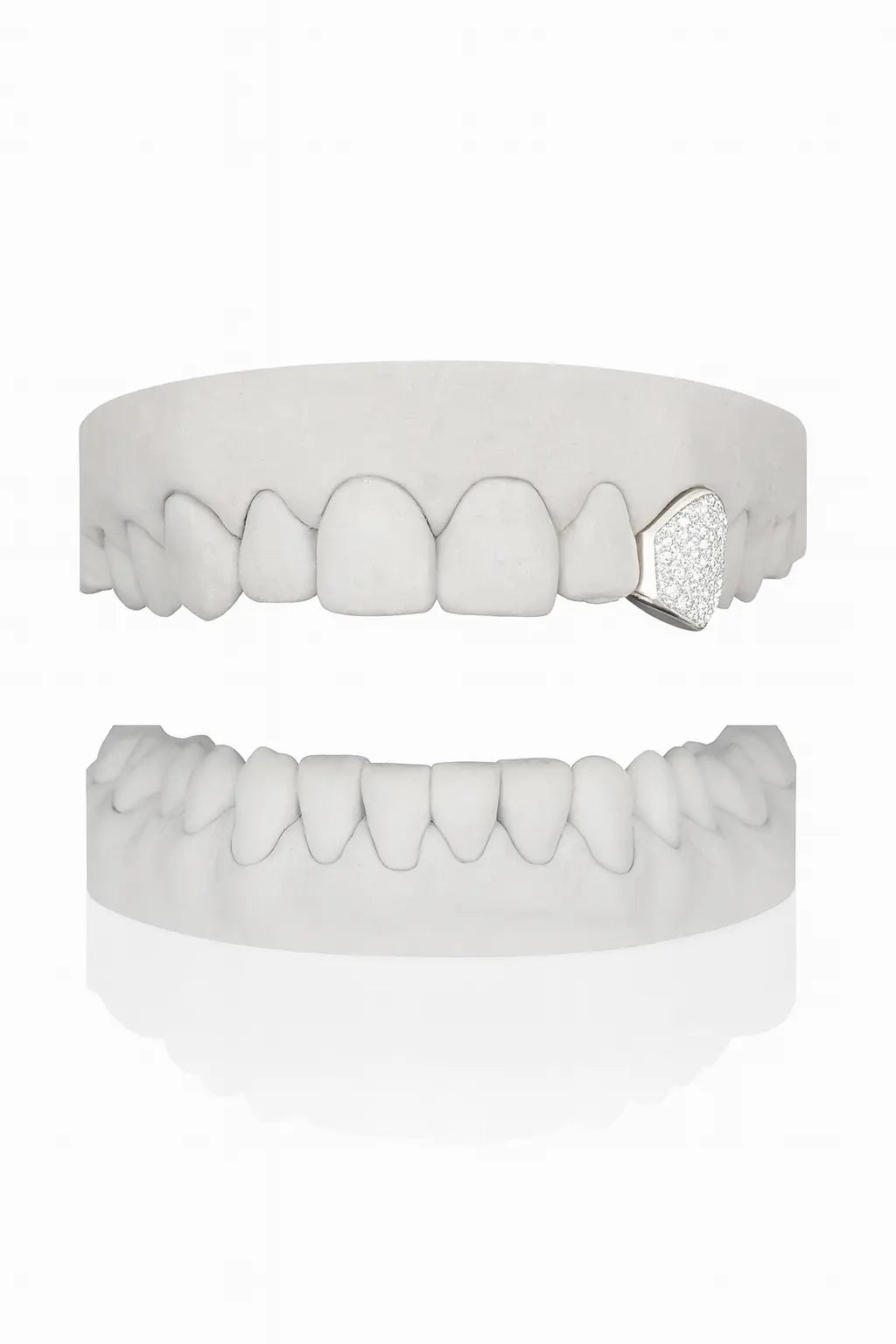 Custom VVS Diamond Canine Grillz Diamond Grillz UK in Gold & Silver (9ct–18ct)