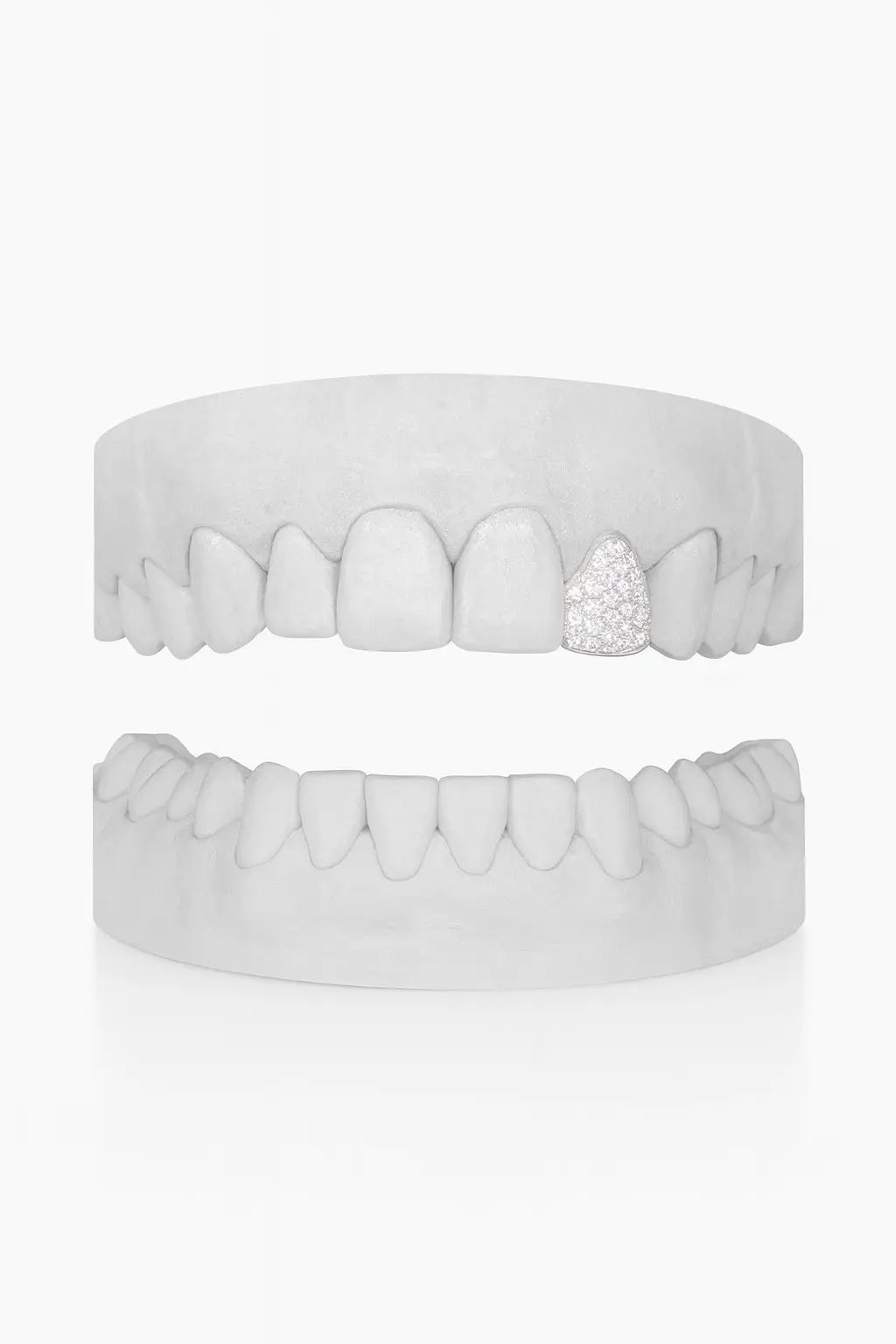 Custom VVS Diamond Lateral Grillz Diamond Grillz UK in Gold & Silver (9ct–18ct)