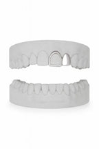 Custom Lateral & Front Window Grillz UK in Silver (9ct–18ct)