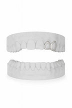 Custom Window Lateral & Window Canine Grillz UK in Silver (9ct–18ct)