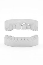 Custom Window Front & Window Lateral Grillz UK in Silver (9ct–18ct)