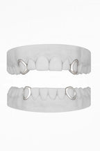 Custom 4 X Window Canines Grillz UK in Silver (9ct–18ct)